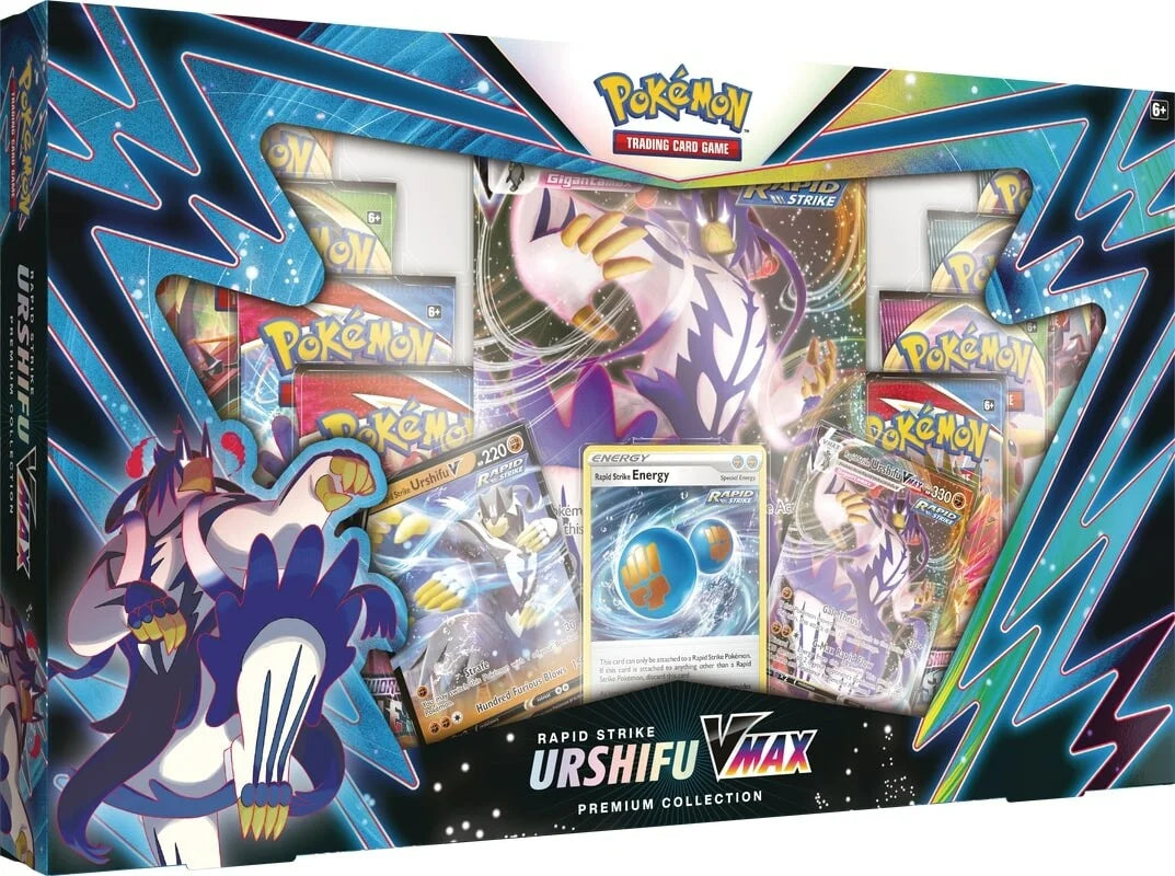 Pokemon TCG: Rapid Strike Urshifu VMAX Premium Collection
