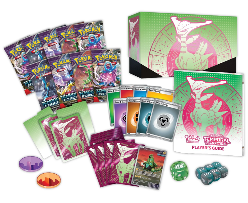Pokemon Scarlet & Violet Temporal Forces: Elite Trainer Box (Green) sealed