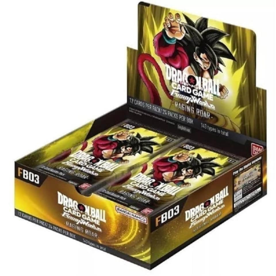 Dragon Ball Super Fusion World Raging Roar FB03 English Booster Box