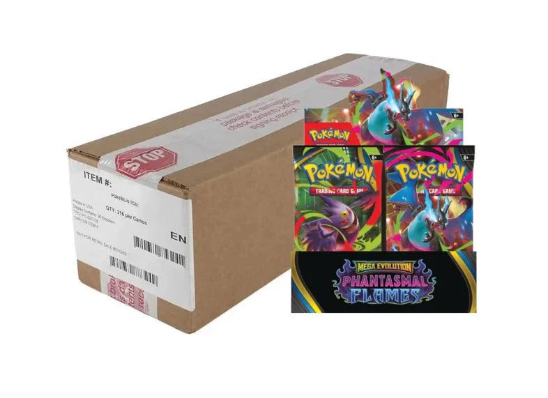 Phantasmal Flames ME02 sealed case of 6 booster boxes