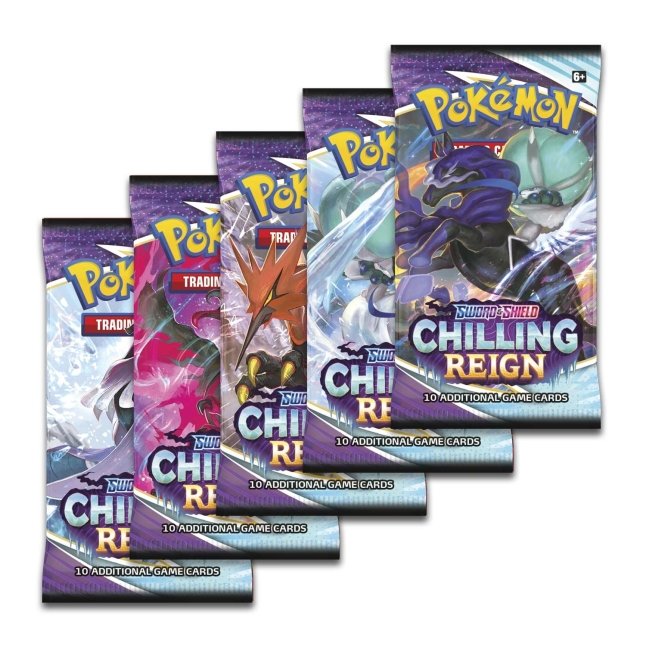 Pokemon TCG: Sword & Shield-Chilling Reign Booster Pack x 1