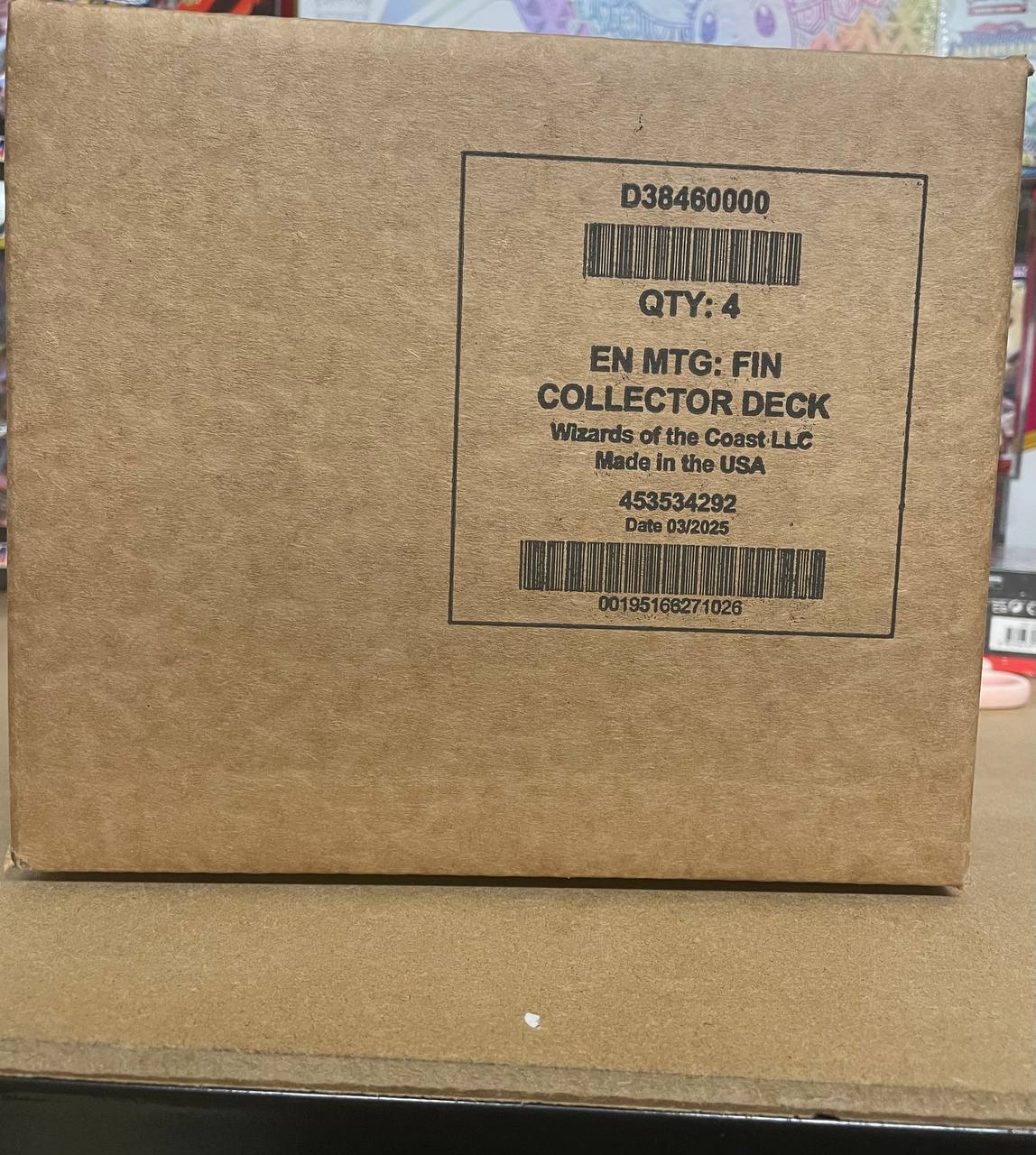 Magic The Gathering FINAL FANTASY Collector's Edition Commander Deck - Set of 4 Sealed Case