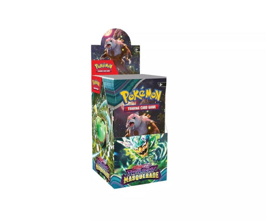 Pokemon TCG Scarlet & Violet Twilight Masquerade Half Booster Box (18 Packs) sealed