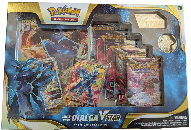 Pokemon TCG sword and shield Dialga Vstar premium Collection Box
