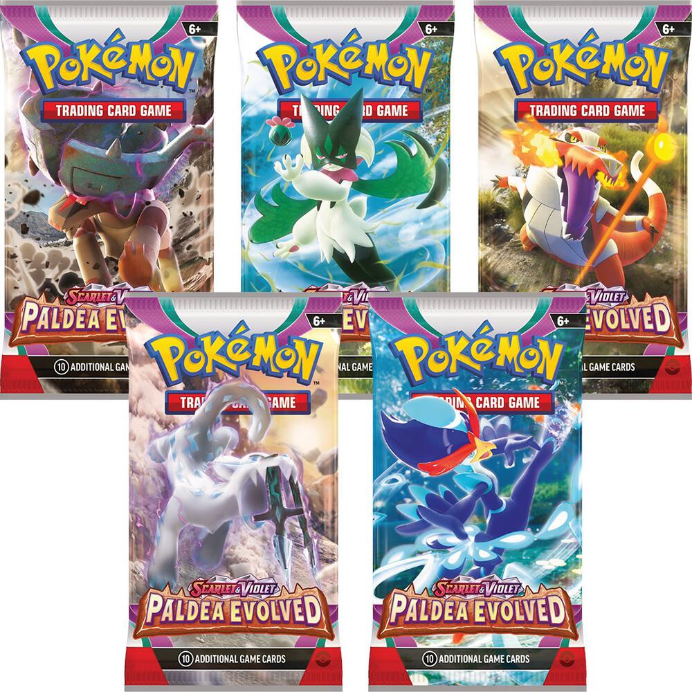 Pokemon TCG Scarlet and Violet Paldea Evolved Booster Pack Random Artwork x1