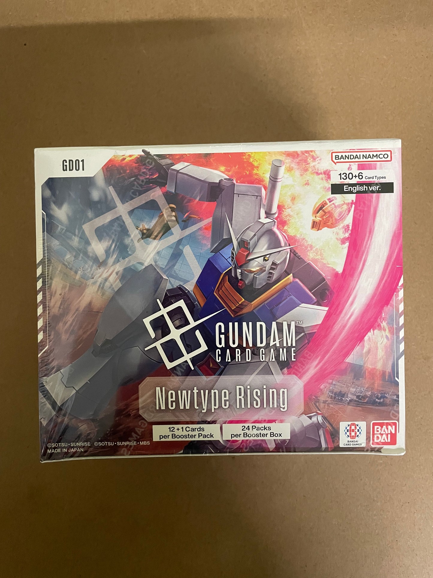 Gundam new type rising sealed booster box sealed
