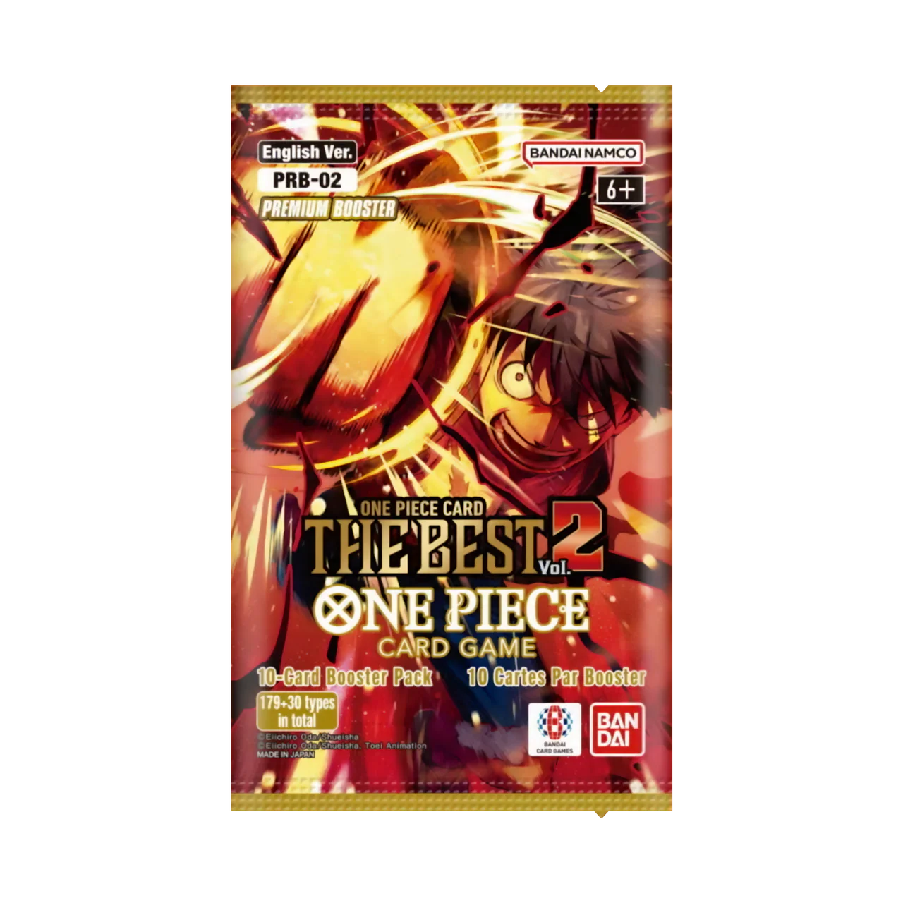 One Piece TCG - One Piece Card The Best Vol.2 (PRB-02) - Premium Booster Box (20x Packs)