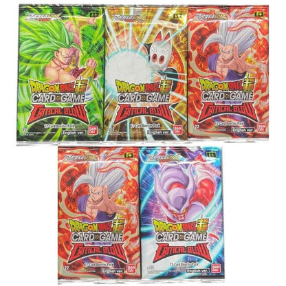 DragonBall Super Card Game Zenkai Series Set Critical Blow  B22 Booster Box - English