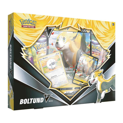 Pokémon TCG: Boltund V Box - containing an Evolving Skies Booster pack