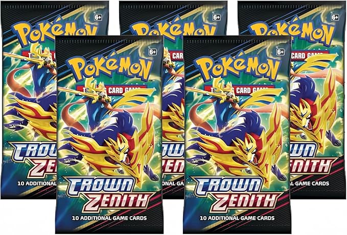 Pokémon TCG: Crown Zenith 5 Booster packs