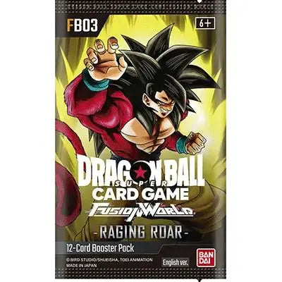 Dragon Ball Super Fusion World Raging Roar FB03 English booster pack