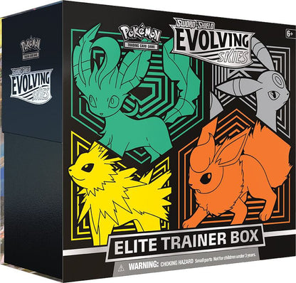 Pokémon TCG: Sword & Shield-Evolving Skies Elite Trainer Box (Jolteon, Flareon, Umbreon & Leafeon)