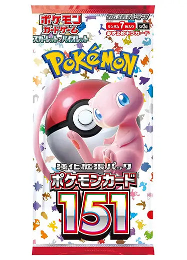 Pokemon Scarlet & Violet 151 Japanese Booster Pack