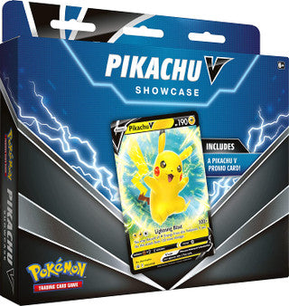 Pokemon TCG Pikachu V Showcase bow, includes a pikachu v PROMO card