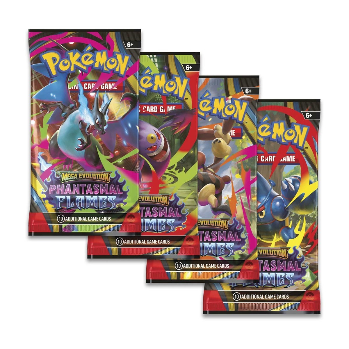 Pokemon TCG Mega Evolutions Phantasmal Flames x1 booster pack Random Artwork