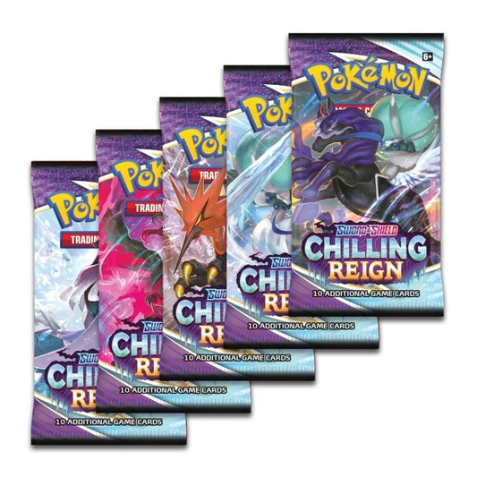 Pokemon TCG: Sword & Shield-Chilling Reign Booster Pack x 1