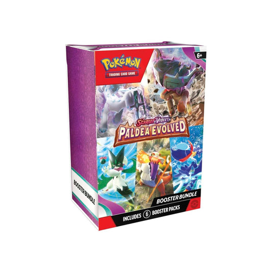 Pokémon TCG: Scarlet & Violet-Paldea Evolved Booster Bundle (6 booster Packs)