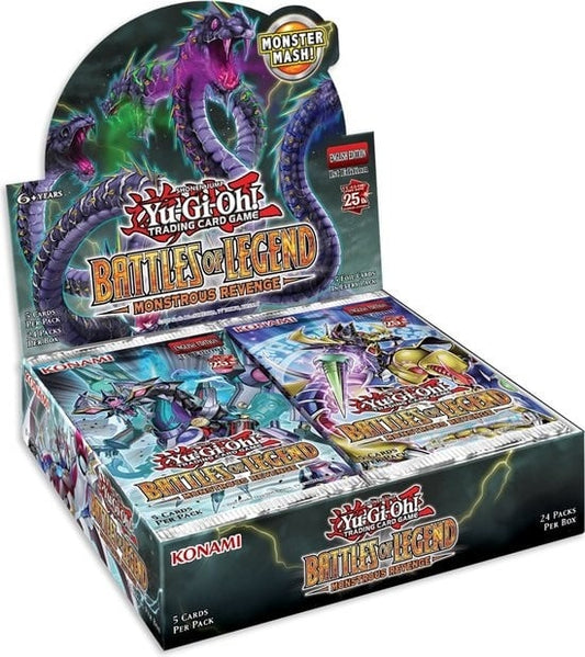YuGiOh Battles of Legend Monstrous Revenge Booster Box, English, 1st Edition