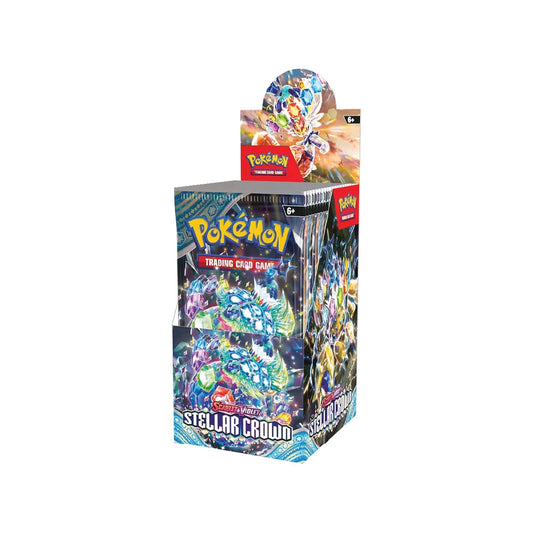 Pokemon TCG Scarlet & Violet Stellar Crown Half Booster Box (18 Packs) sealed