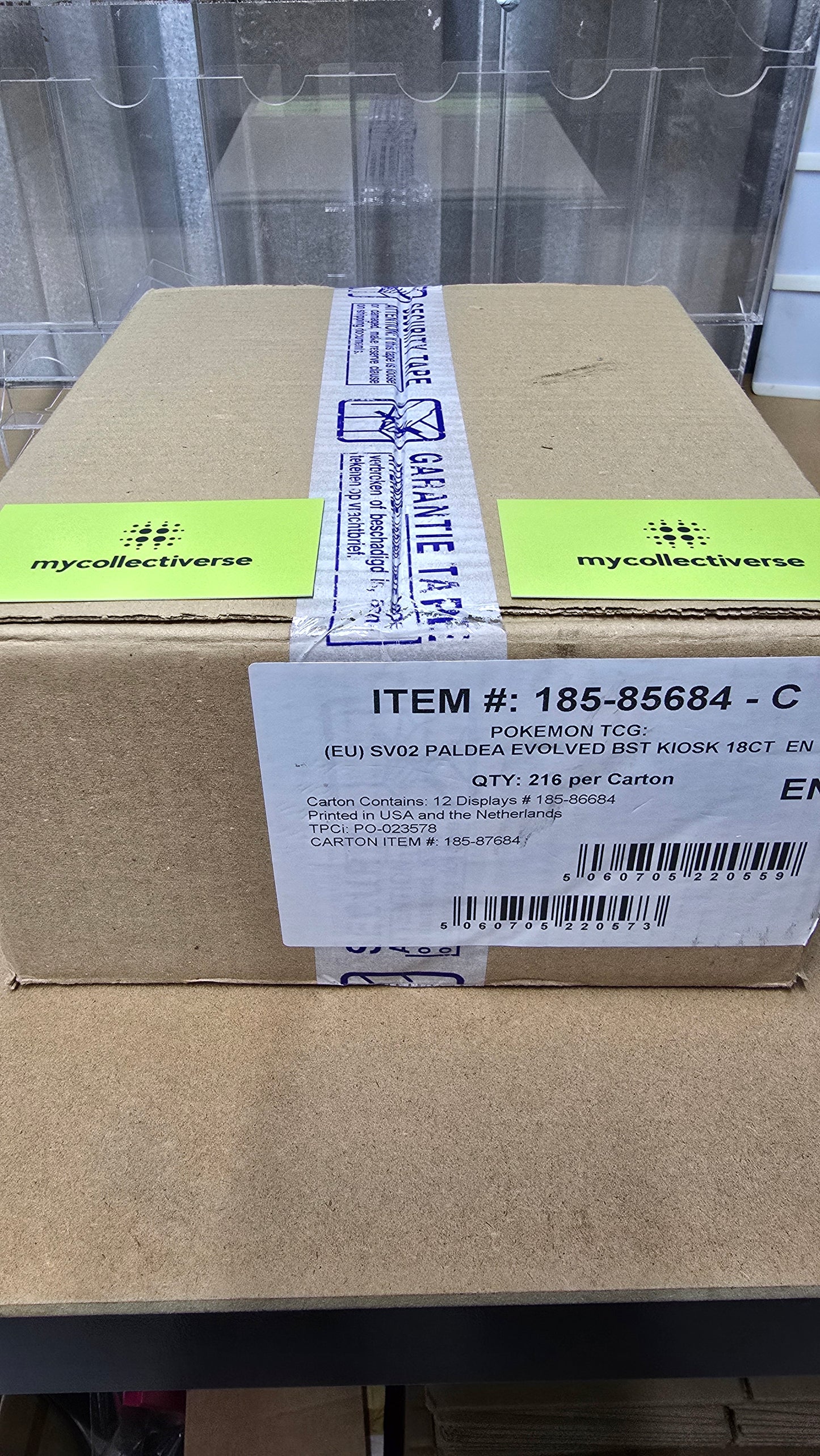 Pokemon TCG Scarlet & Violet Paldea Evolved SEALED CASE (includes x12 half booster boxes)