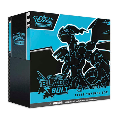Pokemon TCG Black Bolt Pokemon Center Elite Trainer Box etb English SEALED