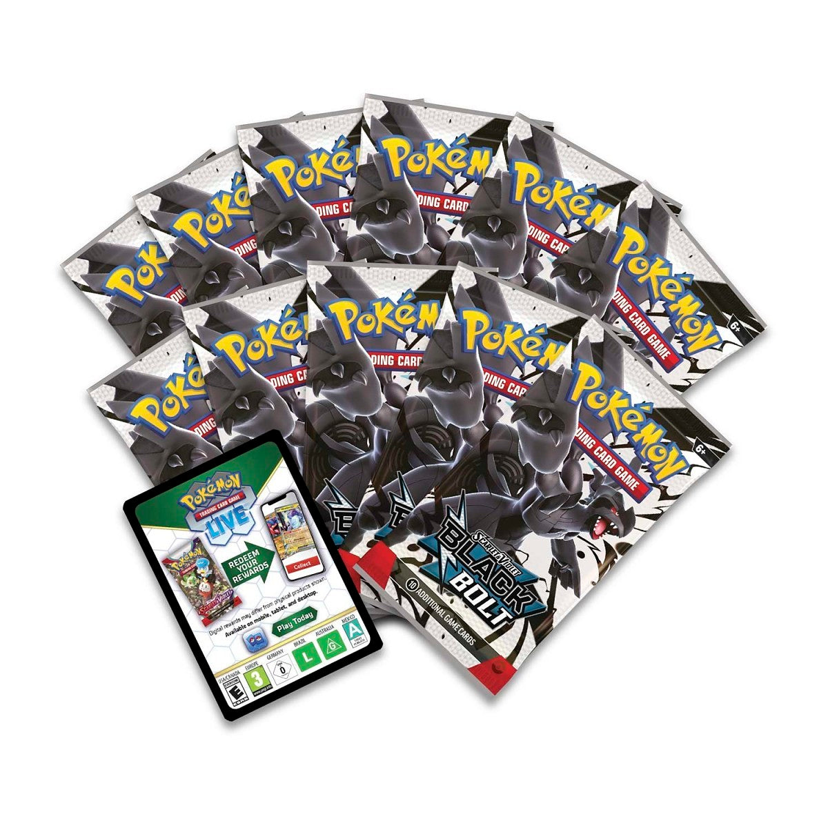 Pokemon TCG Black Bolt Pokemon Center Elite Trainer Box etb English SEALED