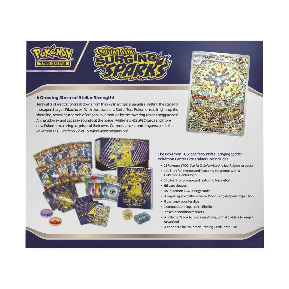Pokemon TCG Surging Sparks POKEMON CENTER ELITE TRAINER BOX ETB english sealed