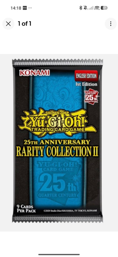Yu-Gi-Oh! - Rarity Collection II (1 Booster pack of 9 cards)