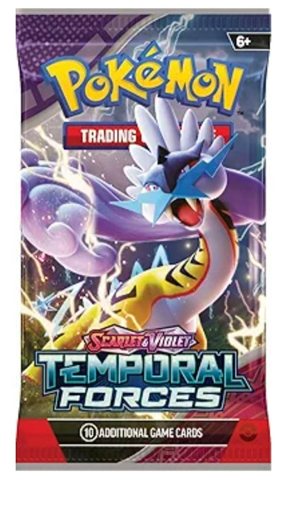 Pokemon TCG Scarlet & Violet Temporal forces x1 sealed Booster Pack Random Artwork