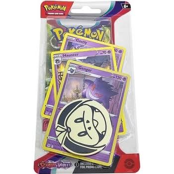 Pokemon TCG Scarlet & Violet Base  Premium Checklane sealed Blister Gengar promo
