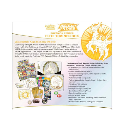 Pokemon TCG Brilliant stars POKEMON CENTER ELITE TRAINER BOX ETB english sealed