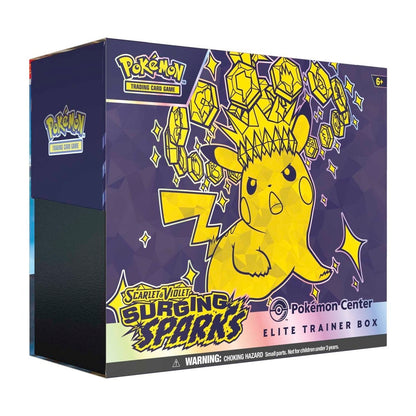 Pokemon TCG Surging Sparks POKEMON CENTER ELITE TRAINER BOX ETB english sealed