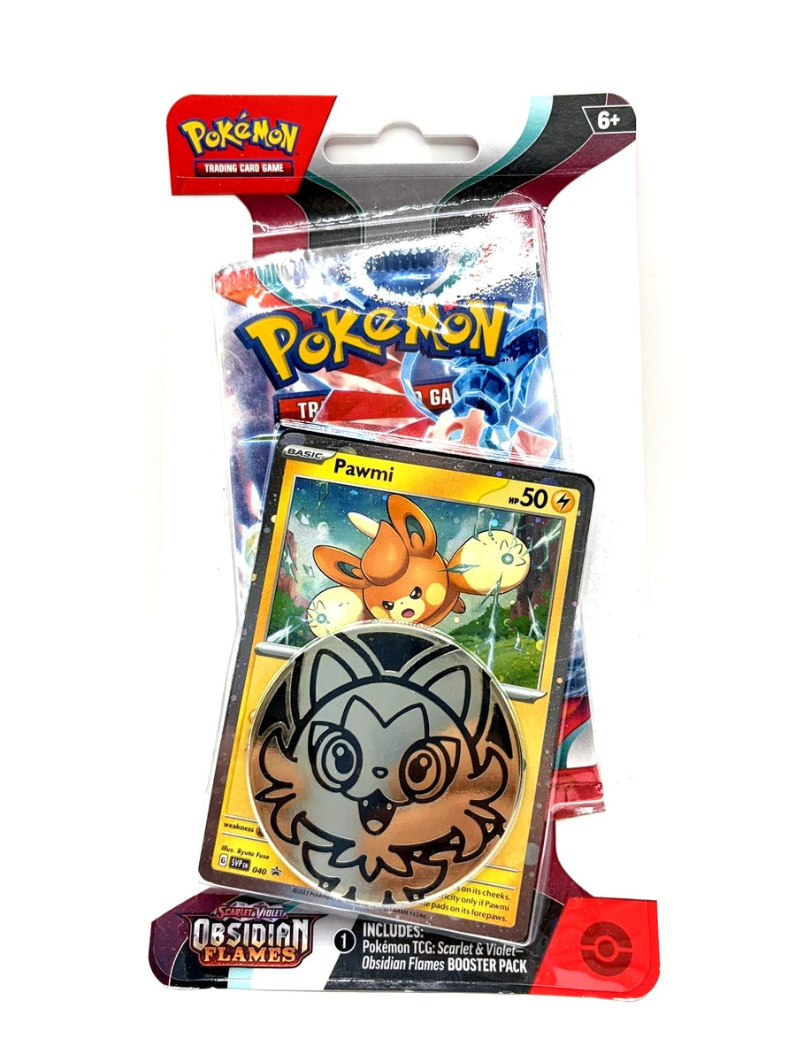 Pokemon TCG Obsidian Flames checklane blister PAWMI promo