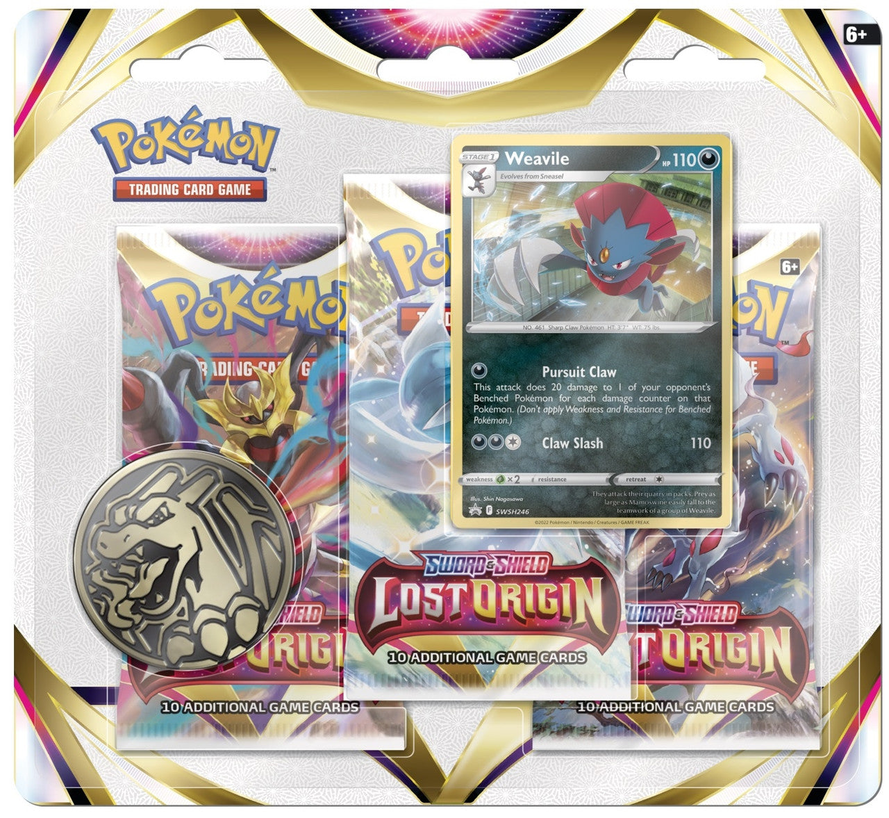 Pokemon SWSH Lost Origin 3 Pack Blister