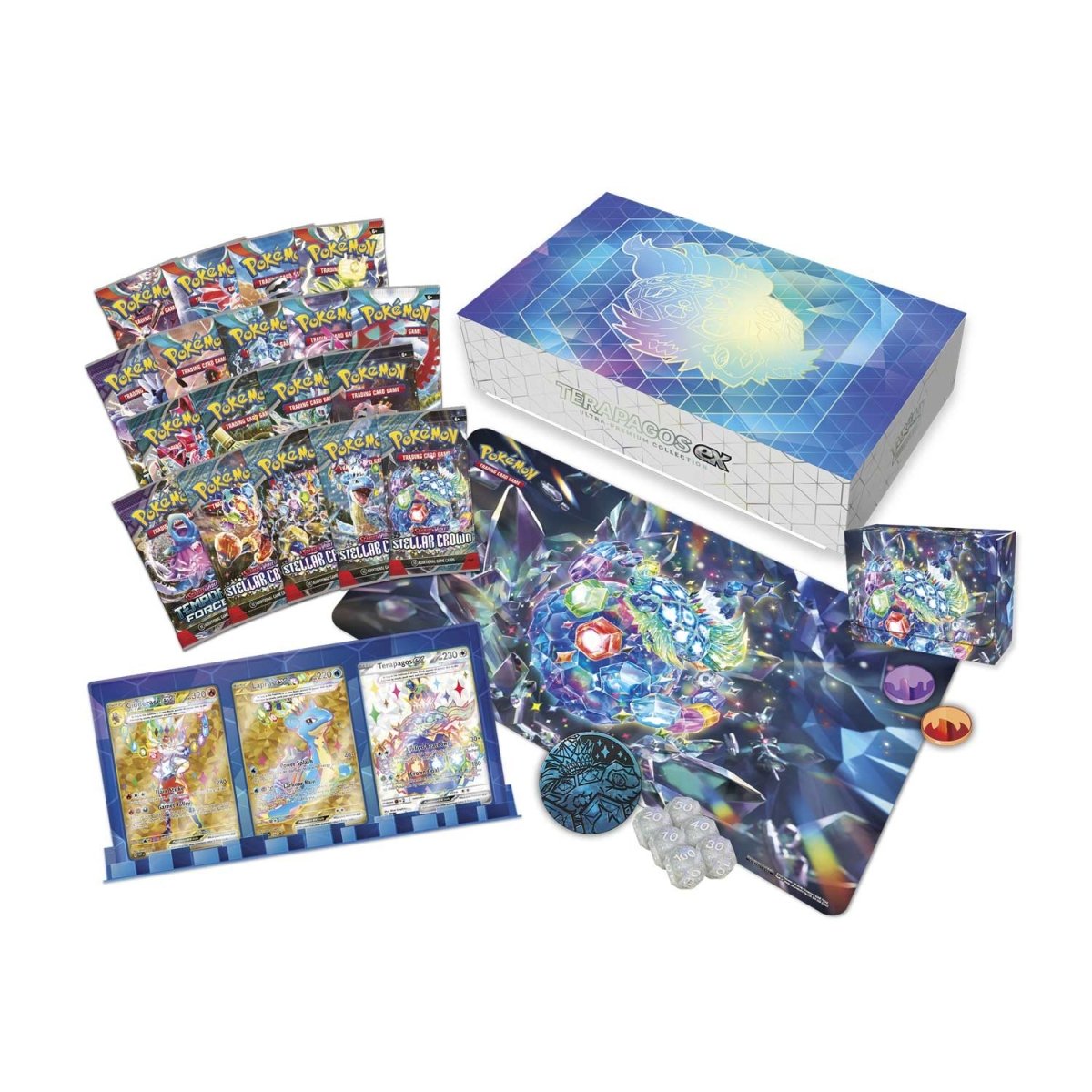 Pokemon TCG - Terapagos EX Ultra Premium Collection